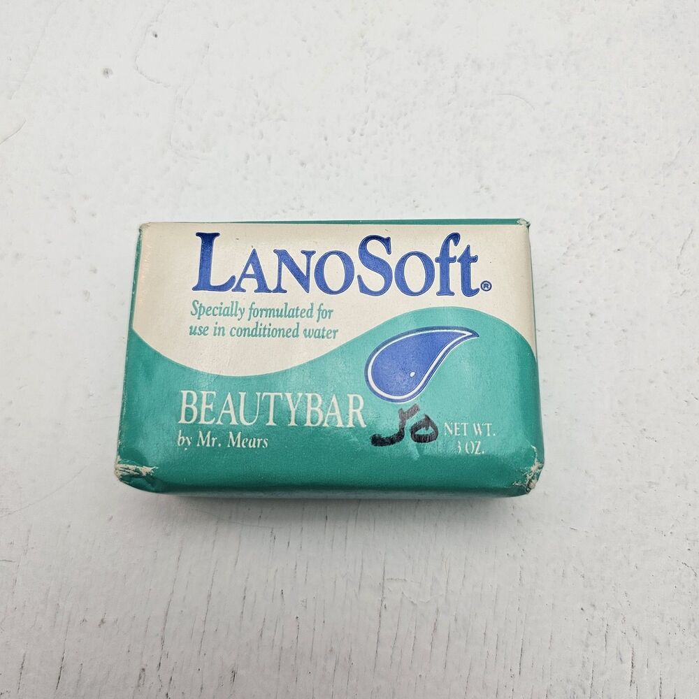 Lanosoft Beauty Bar Soap 3 oz Vintage 90s New in package